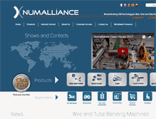 Tablet Screenshot of numalliance.com